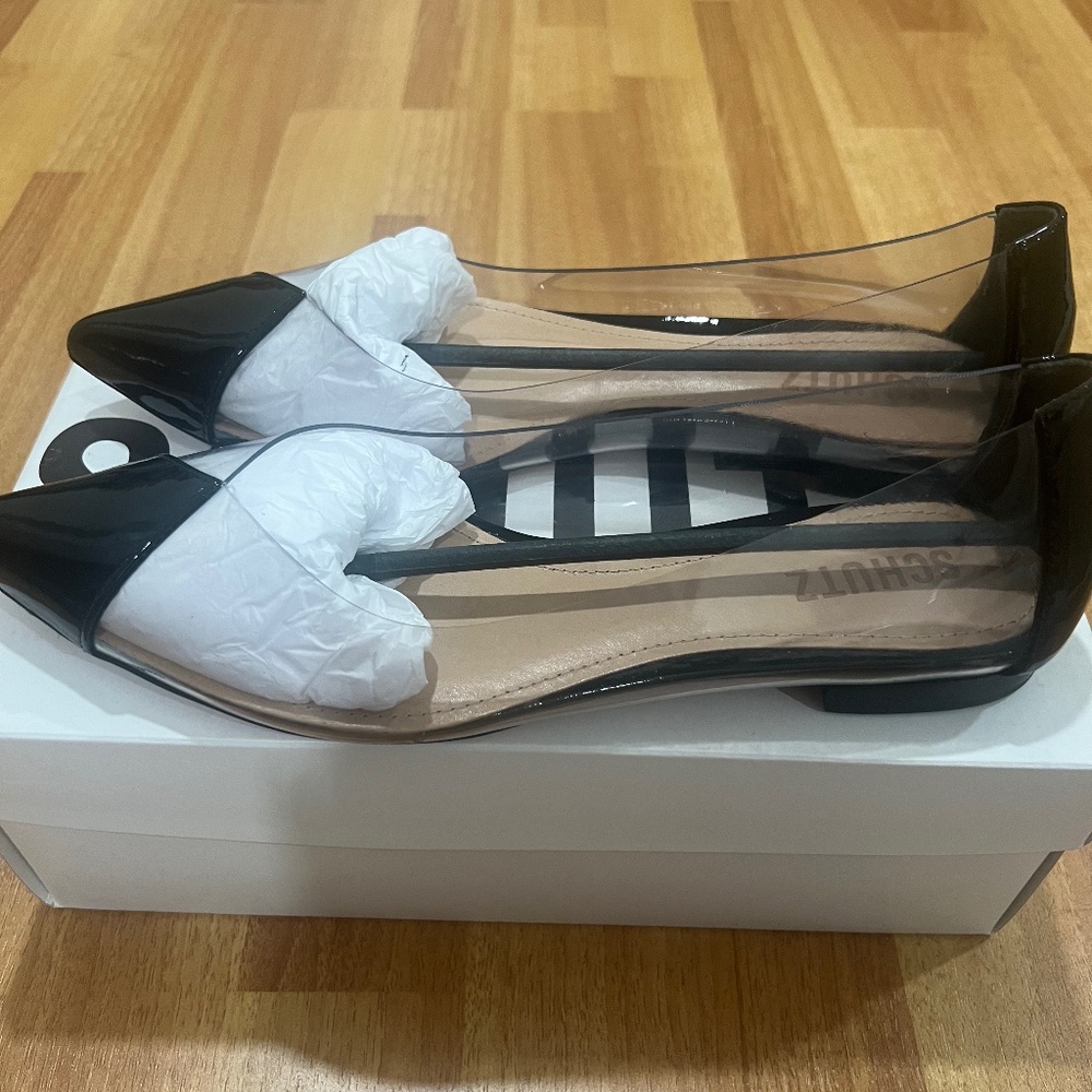 Schutz Clearly Vinyl Flats